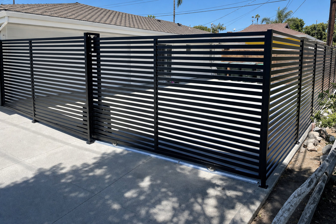 Automatic gate installation